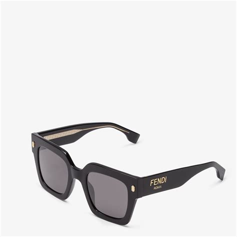 lentes fendi roma|Fendi Roma Acetate Black .